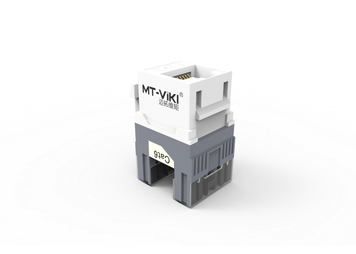 超六类180度型网路模块 mt-mk64
